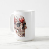 Mug Crâne gothique (Devant gauche)