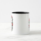 Mug Crâne gothique avec Rose (Centre)