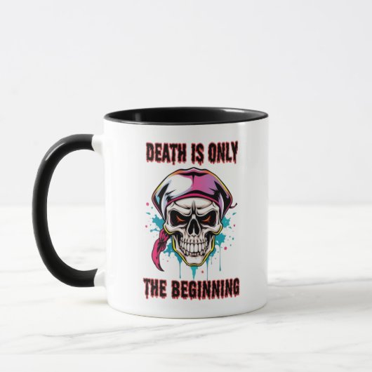Mug Crâne guerrier de la vengeance : Jour des morts (Gauche)