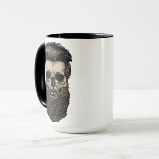 Mug Crâne hérissé (Devant gauche)