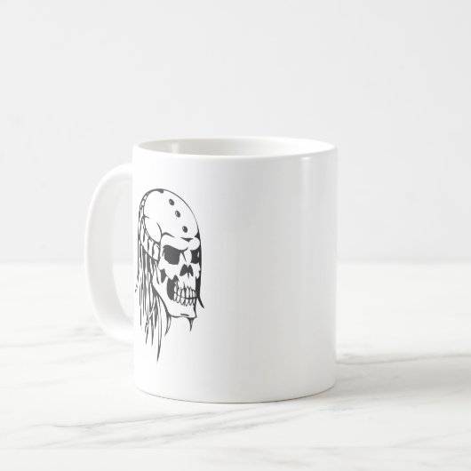 Mug Crâne humain (Devant gauche)