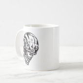 Mug Crâne humain 146 (Devant gauche)