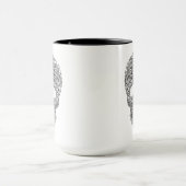 Mug Crâne humain inspiré (Centre)