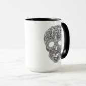 Mug Crâne humain inspiré (Devant droit)