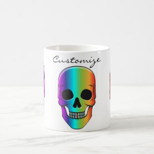 Mug Crâne humain psychédélique Thunder_Cove
