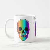 Mug Crâne humain psychédélique Thunder_Cove (Gauche)