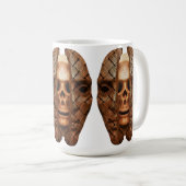 Mug Crâne intérieur : dévoiler la complexité intérieur (Devant droit)