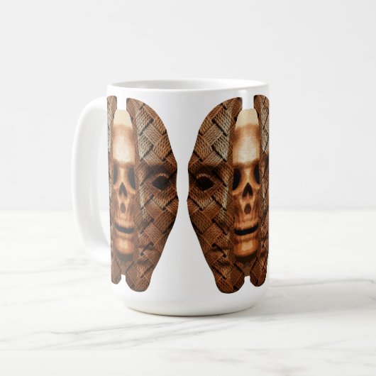 Mug Crâne intérieur : dévoiler la complexité intérieur (Devant gauche)