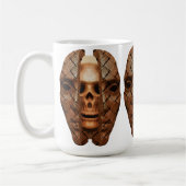 Mug Crâne intérieur : dévoiler la complexité intérieur (Gauche)