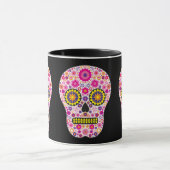 Mug Crâne mexicain rose de sucre (Centre)