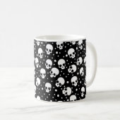 Mug Crâne monochrome Polka Dot (Devant droit)