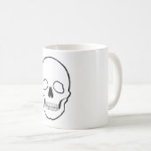 Mug Crâne noir (Devant droit)