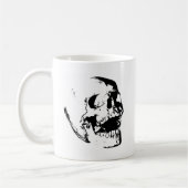 Mug Crâne noir blanc (Gauche)