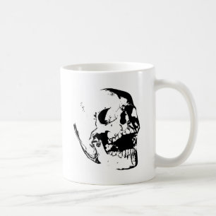 Mug Crâne noir blanc