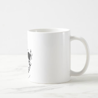 Mug Crâne - Noir & Blanc Métal Imaginaire Art