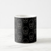 Mug Crâne - Noir de chauve-souris et Blanc d'os (Centre)
