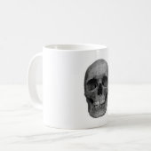 Mug Crâne noir et blanc (Devant gauche)