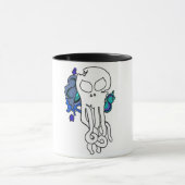 Mug Crâne octo bleu (Centre)