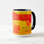 MUG CRANE OPERATOR ART JE VOUDRAIS PLUTÔT GOLFING VINT (Devant droit)