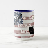 Mug CRANE OPERATOR ÉGALE MFIC complètement personnalis (Centre)