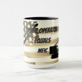Mug CRANE OPERATOR ÉGALE MFIC complètement personnalis (Centre)