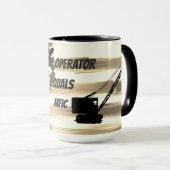 Mug CRANE OPERATOR ÉGALE MFIC complètement personnalis (Devant droit)
