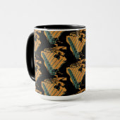 MUG CRANE OPERATOR US MAP JIGSAW PUZZLE OPERATOR (Devant gauche)