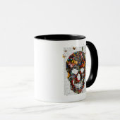 Mug Crâne papillon (Devant droit)