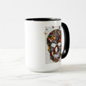Mug Crâne papillon (Devant droit)