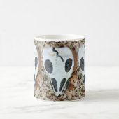 Mug crâne peint noir/blanc (Centre)