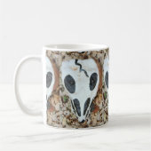 Mug crâne peint noir/blanc (Gauche)