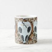 Mug crâne peint noir et blanc (Centre)