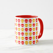 Mug Crâne Pop Vibrant (Devant droit)