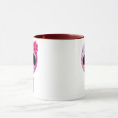 Mug Crâne pourpre mignon de sucre (Centre)