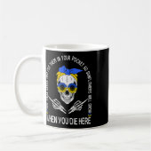 Mug Crâne prends ces graines et mets-les dans ta poche (Gauche)