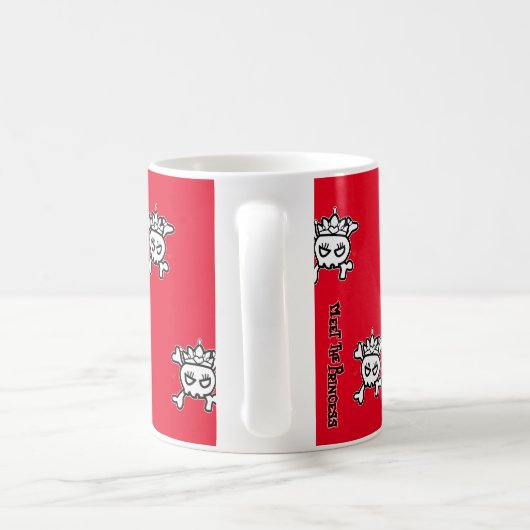 Mug Crâne princesse (Poignée)