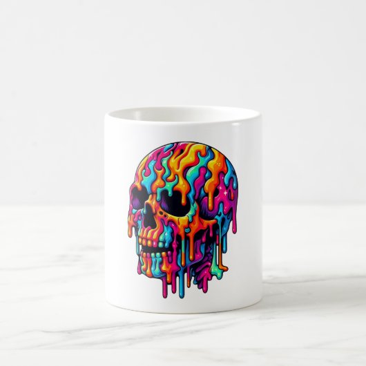 Mug Crâne psychédélique dynamique (Centre)