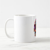 Mug Crâne psychédélique dynamique (Gauche)