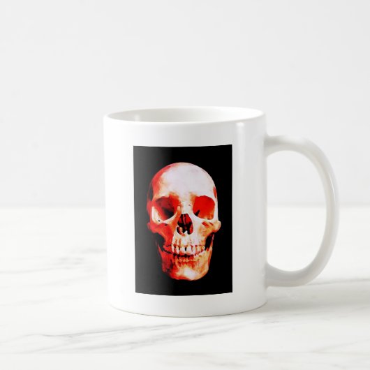 Mug Crâne rouge (Droite)