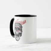 Mug Crâne Straight Edge (Devant gauche)