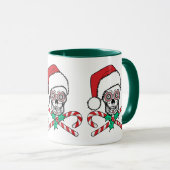 Mug Crâne sucre Père Noël (Devant droit)
