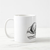 Mug Crâne Tarsius avec chapeau de Santa (Gauche)