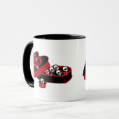Mug Crâne Valentine Candy (Devant gauche)