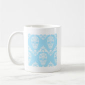 Mug crâne victorien bleu (Gauche)