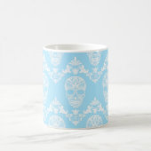 Mug crâne victorien bleu (Centre)