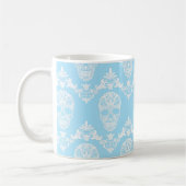 Mug crâne victorien bleu (Gauche)