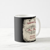 Mug Crâne victorien vintage (Devant droit)