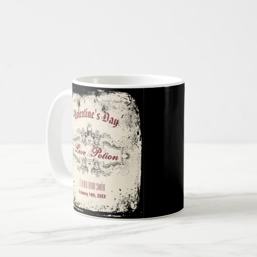 Mug Crâne victorien vintage (Devant gauche)