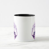 Mug Crâne violet flamboyant (Centre)