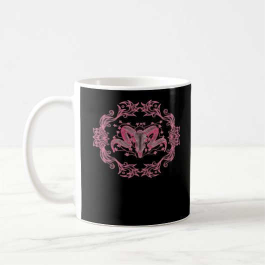 Mug Crâne Whimsigoth esthétique (Gauche)